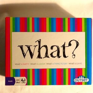 “What?” Game / Ages 18+ Excellent Condition